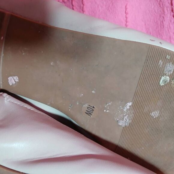 Lane Bryant Cream Ballerina Flats Size 10W - Picture 9 of 9